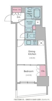 レジディア亀戸プレイスの間取り画像