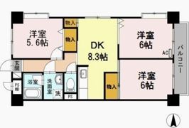 プレステージ南葛西の間取り画像