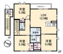 シャーメゾン小山の間取り画像