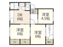 杉山ビルの間取り画像