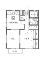 アリュミエールC棟の間取り画像