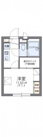レオパレスαの間取り画像