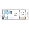 クレセント江坂の間取り画像