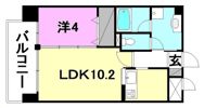 アーバン清水町の間取り画像