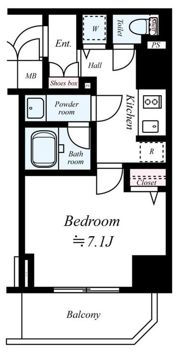 エスライズ西本町の間取り画像
