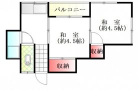 観山荘の間取り画像