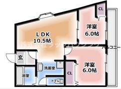 オークハイツの間取り画像