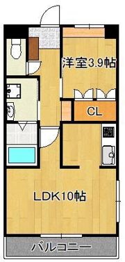 グランジュテの間取り画像