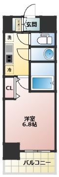 プレサンス塚本グランゲートの間取り画像
