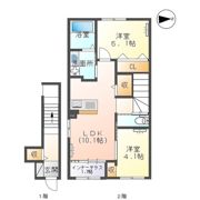 グランディール高屋敷A棟の間取り画像