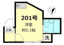 KKハウス北千住の間取り画像