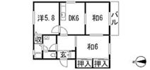 ルミエール鶴江A棟の間取り画像
