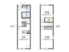 レオパレスアビテ湘南の間取り画像