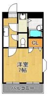 ハイドパーク一枝の間取り画像