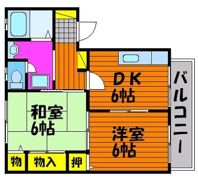 ディアスフィールドB棟の間取り画像