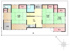 西三津田町5番 戸建の間取り画像