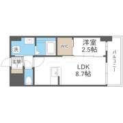 セレニテ新大阪グランデ ミリューの間取り画像