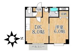 エスポワール21の間取り画像
