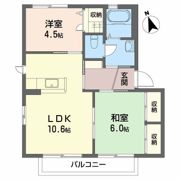 シャーメゾン沖洲 5番館の間取り画像