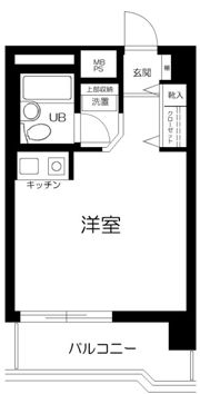 シャルマン中野坂上の間取り画像