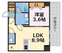 ブエナビスタ難波サウスタワーの間取り画像