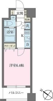KDXレジデンス森下千歳の間取り画像