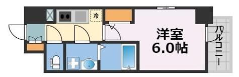 エスリード大阪フェリスの間取り画像
