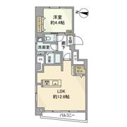 六義園第2コーポの間取り画像