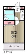 ローズガーデンA71番館（A－071）の間取り画像