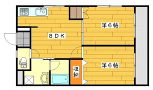 キャッスルもりしたの間取り画像