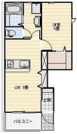 LOTUS河輪の間取り画像