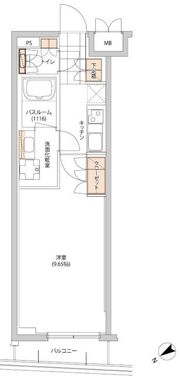 ヒューリック目白の間取り画像