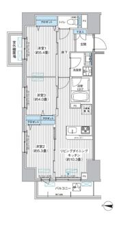 関寅ビル第10の間取り画像