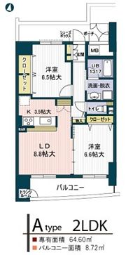 淀川イーストタワーの間取り画像