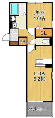 D-room KasumiIIの間取り画像