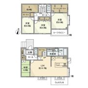 東玉川学園戸建の間取り画像