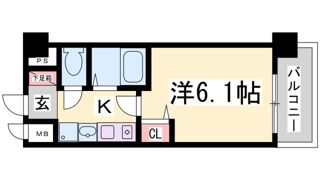 エステムコート神戸西Ⅱの間取り画像