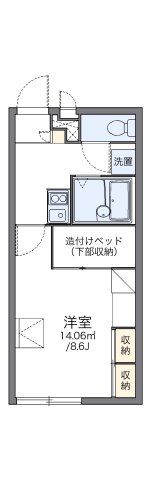 レオパレスポテトハウスⅡの間取り画像