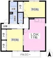 パルハウスⅡの間取り画像