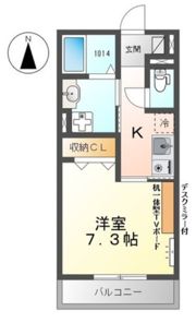 ソレイユの間取り画像