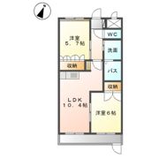 グランディール江無田の間取り画像