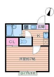 パルテール一之江Ⅱの間取り画像