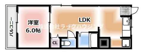 すみれマンションの間取り画像