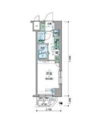 リヴシティ横濱新川町の間取り画像