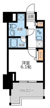 プライマル横濱平沼橋の間取り画像