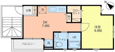 GH共進町アパートメントの間取り画像