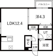 道徳テラスの間取り画像