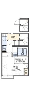 レオパレスシュガーハイムの間取り画像