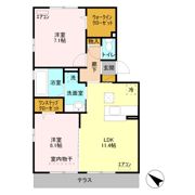 メゾンベールふじみ野の間取り画像