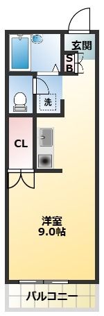 メゾンOSABEⅤの間取り画像